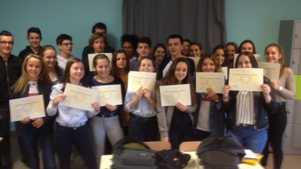 Remise des diplômes de brevet