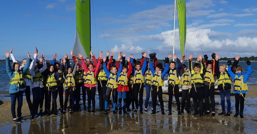 Voyage à l’île d’Arz de la section voile