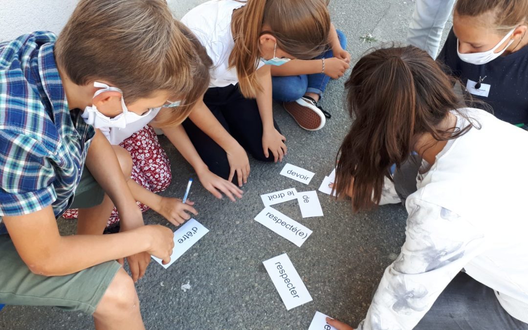 Jeu de piste pour la rentrée des élèves de 6ème.