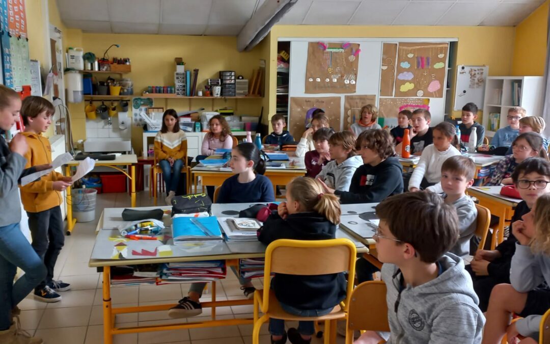 Quand les élèves délégués de 6ème sont les ambassadeurs du collège dans les écoles !