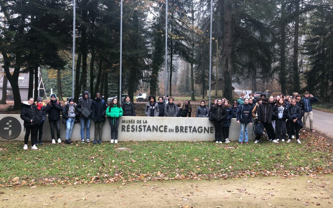 Sortie au musée de la résistance en Bretagne à Saint Marcel (Morbihan 56)